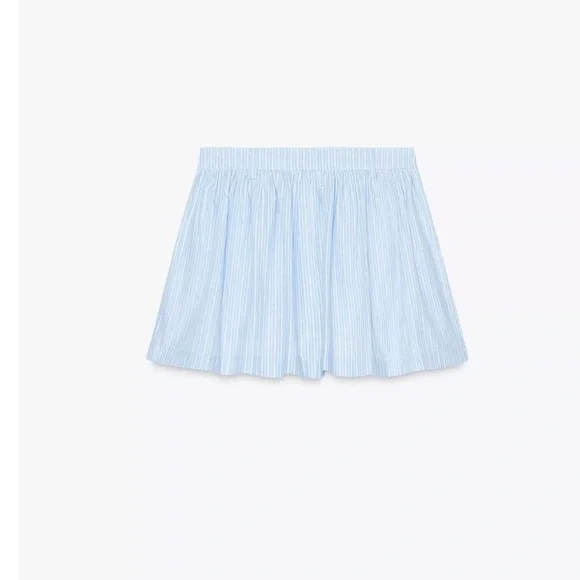 Zara Three Piece Set Of Crop Top, Shirt and Shorts